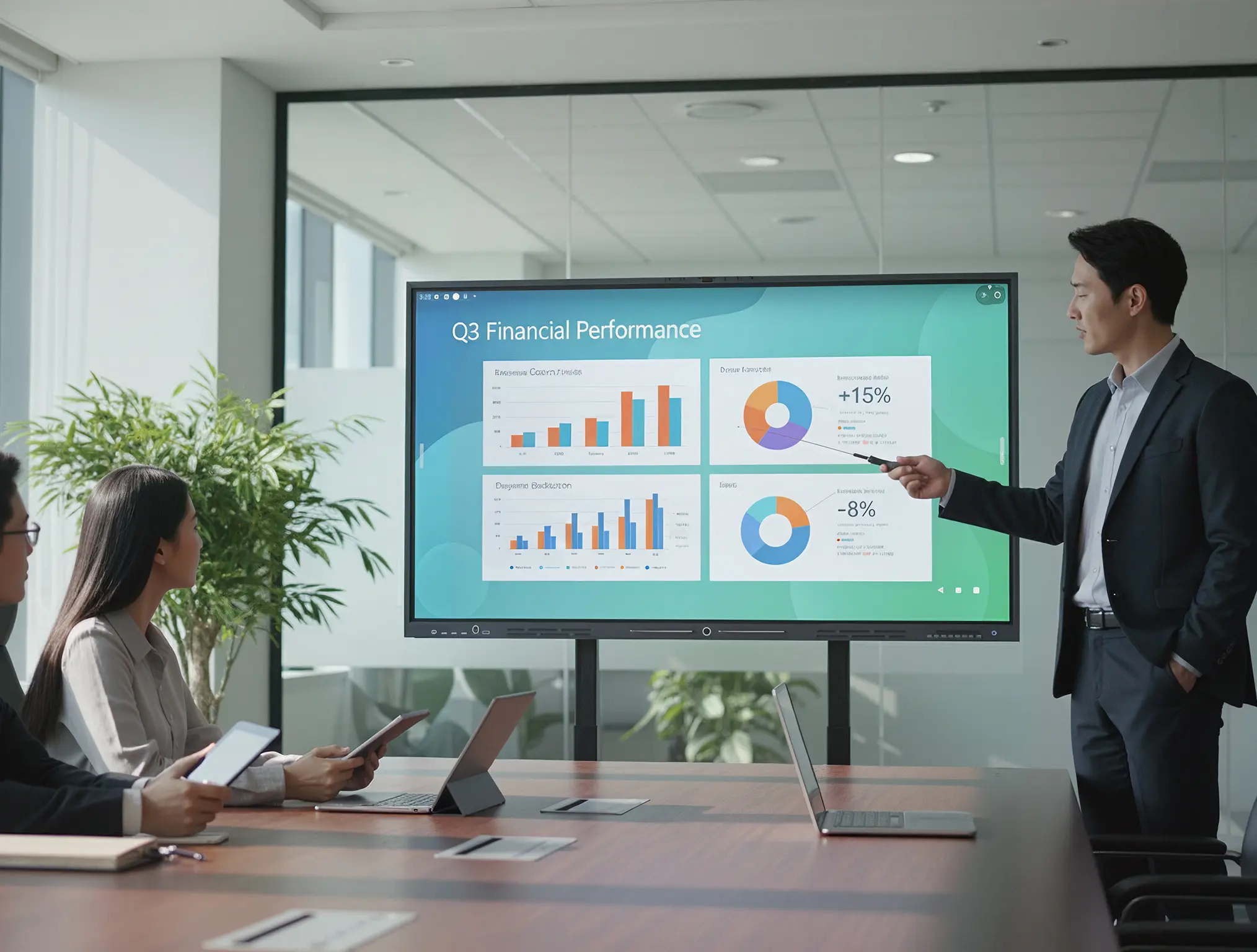 탐보드 QLED 전자칠판